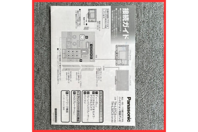 テレビの接続ガイド